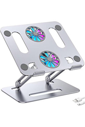 Evi̇mdeyokyok Çi̇ft Fanli̇ Laptop Stand Zr750