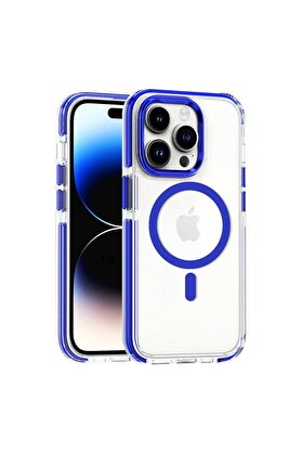 Ethab Ticaret Glb-Stl41414 Joko İphone 15 Pro Bella Magsafe Kapak - Mavi