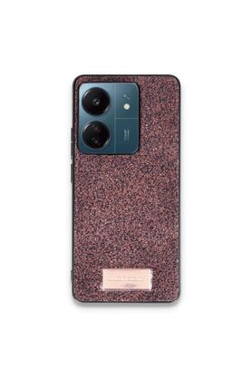 Ethab Ticaret Glb-Stl41414 Onegif Redmi 13C Bright Simli Kapak - Derin Mor