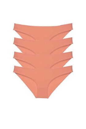 Ethab Ticaret Glb-Stl41414 4 Adet Süper Eko Set Likralı Kadın Slip Külot Pudra
