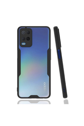 Evimdeyokyok Oppo A54 4G Kılıf Platin Silikon - Siyah