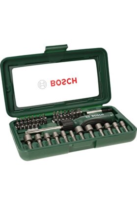 Bosch 46 Parça Tornavida, Vidalama Ve Lokma Uçlu Aksesuar