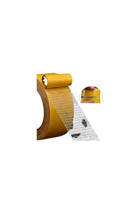 Evi̇mdeyokyok 10 Metre X 3 Cm Çi̇ft Taraflı Süper Güçlü Yapışkan Yapıştırıcı Bant Isıya Dayanıklı