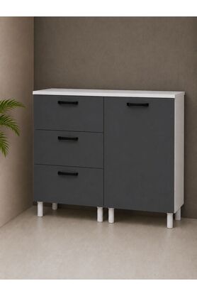 Visasconcept Üç Çekmeceli 120 Cm Çok Amaçlı Dolap