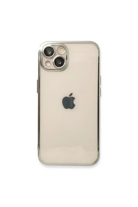 Ethab Ticaret Glb-Stl41414 İphone 13 Kılıf Razer Lensli Silikon - Gümüş