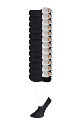 Ethab Ticaret Glb-Stl41414 Siyah Erkek Babet Çorap 12 Çift