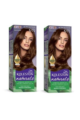 Ethab Ticaret Glb-Stl41414 Naturals Saç Boyası Altın Kestane 5/73 2X Paket