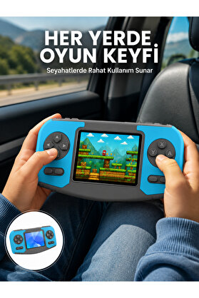 Astraltech Çocuklara Özel Retro Oyun Konsolu Portatif Eğlence Cihazı