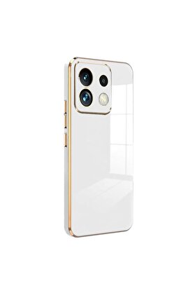 Ethab Ticaret Glb-Stl41414 Redmi Note 13 4G Kılıf Volet Silikon - Beyaz