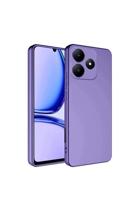 Evimdeyokyok Realme C61 Kılıf First Silikon - Lila