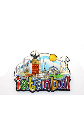 Evi̇mdeyokyok İstanbul Temalı Si̇li̇kon Magnet Alk2238