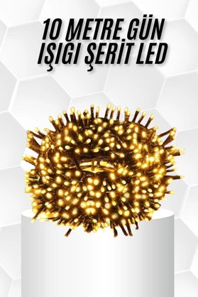 Lisinya 10 Metre Led Işık Gün Işığı Her Ortama Uygun Ampüllü