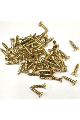 Evimdeyokyok Sarı 1000 Adet Klips Vidası 2,3X9,5 Mm Yhb, İthal - Konik Başlı Kutu Ayak, Askı, Mini Vida