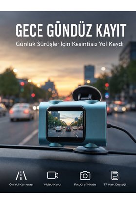 Ethab Giyim Araç Güvenlik Kamerası Öne Bakan Yol Kayıt Cihazı Yeni Nesil - Glst9925-2229