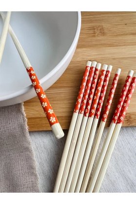 Ethab Ticaret Glb-Stl41414 Chopsticks Bambu Yemek Çubuğu 10 Lu