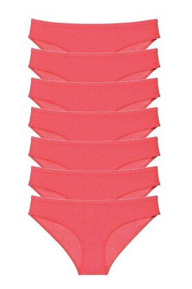 Ethab Ticaret Glb-Stl41414 7 Adet Süper Eko Set Likralı Kadın Slip Külot Fuşya