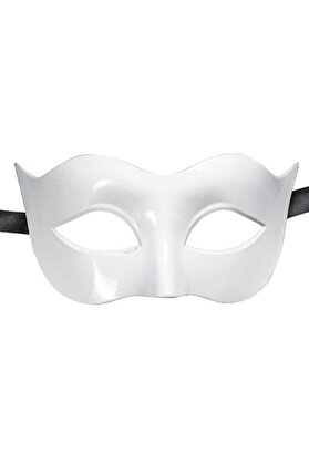 Evi̇mdeyokyok Beyaz Renk Masquerade Kostüm Parti̇si̇ Venedi̇k Balo Maskesi̇