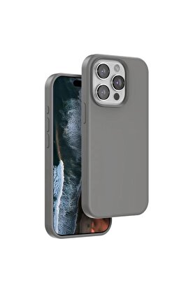 Ethab Ticaret Glb-Stl41414 Venco İphone 15 Pro Max Home Magsafe Kapak - Titan Gri