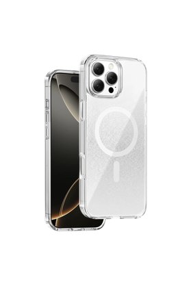 Evimdeyokyok Onegif Apple İphone 16 Pro Max Sora Simli Magsafe Kapak - Beyaz