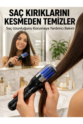 Alemdarshop Kablosuz Şarjlı Saç Düzeltici Makine Rh-6668 Ev Tipi Bakım Cihazı Yeni Nesil