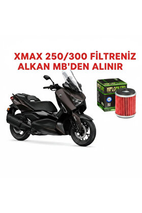 Alkan Mb Yamaha Xmax 250 2018 Sonrası Ve Xmax 300 Tüm Model Yılları Yağ Fi̇ltresi̇ Hi̇flo