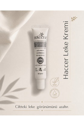 Haccer Leke Kremi & Lekelenme Karşıtı 40 Ml