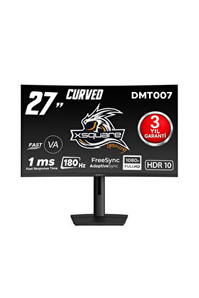 Dexim DMT007 27'' 180Hz 1ms FHD HDMI DP HDR Low Blue Light FreeSync Fast VA Curved Gaming Monitör