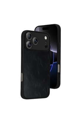 Evimdeyokyok Apple İphone 17 Pro Max Aras Deri Kapak - Siyah