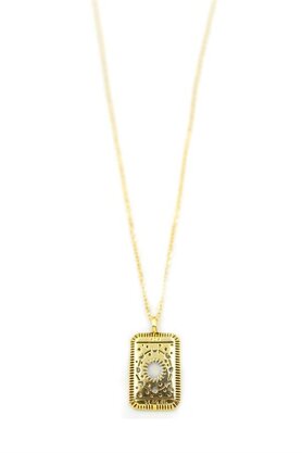 Ethab Ticaret Glb-Stl41414 Tarot Kolye - Altın