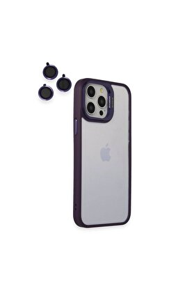 Ethab Ticaret Glb-Stl41414 Joko İphone 14 Pro Kılıf Roblox Lens Standlı Kapak - Mor