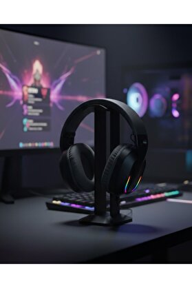 Ethab Giyim Kablosuz Kulaklığı Rgb Aydınlatmalı Bluetooth Mikrofonlu Headset - Glst4771-8375