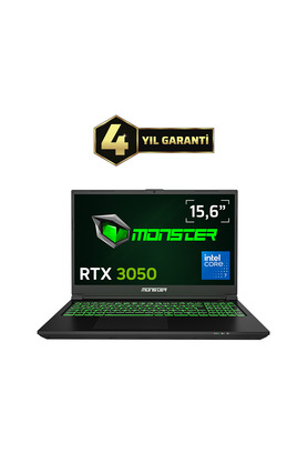 MONSTER Abra A5 V21.9.6 Intel Core 7 240H 8 GB RAM 500 GB SSD 4 GB RTX 3050 FreeDOS 15 6" FHD 144 Hz
