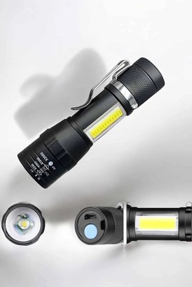 Home El Feneri Led Usb Şarjlı Zoom Mini Led Işık Acil Durum Feneri