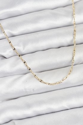 Ethab Giyim Cm 14K Gold Renk Pirinç Gemi Zinciri Model Kadın Kolye 5886 - Glst8462-9865