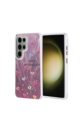 Ethab Ticaret Glb-Stl41414 Samsung Galaxy S25 Ultra Kılıf Blade Aynalı Desenli Kapak - Desen 8