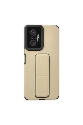 Ethab Ticaret Glb-Stl41414 Redmi Note 10 Pro Kılıf Mega Standlı Silikon - Gold