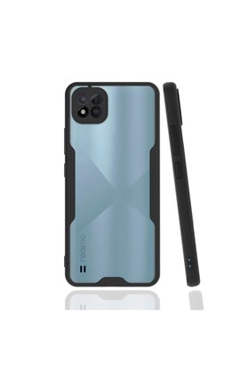 Evimdeyokyok Realme C11 2021 Kılıf Platin Silikon - Siyah