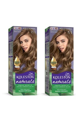 Ethab Ticaret Glb-Stl41414 Naturals Saç Boyası Küllü Kumral 7/1 2X Paket