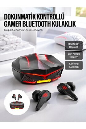 Ethab Giyim Bluetooth Kulaklık Hd Ses Kaliteli Işıklı Metal Kasa Ios Android Uyumlu Mikrofon - Glst7730-611