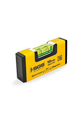 SGS Alüminyum Mıktanıslı Su Terazisi 10cm