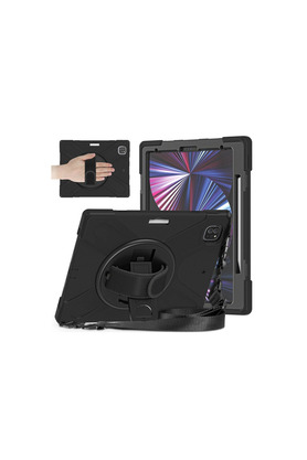 Evi̇mdeyokyok Apple İpad Pro 12.9 (2020) Kılıf Amazi̇ng Tablet Kapak - Si̇yah