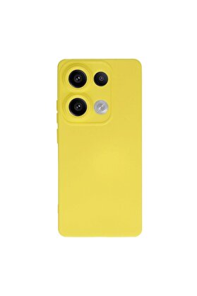 Ethab Ticaret Glb-Stl41414 Redmi Note 13 Pro 4G Kılıf Nano İçi Kadife Silikon - Sarı