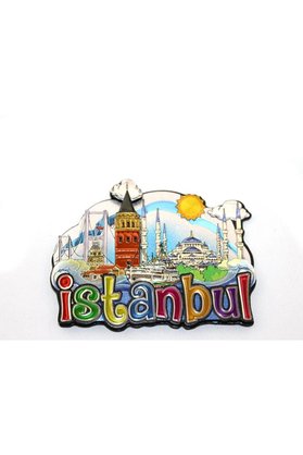 Ethab Ticaret Glb-Stl41414 İstanbul Temalı Silikon Magnet Alk2238