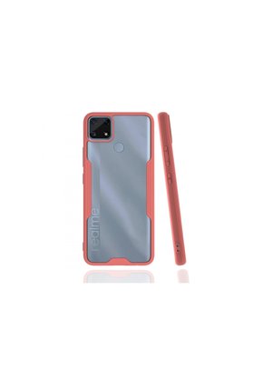 Evimdeyokyok Realme C25 Kılıf Platin Silikon - Pembe