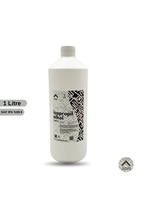 Arpi %99.9 Saf İzopropil Alkol 1 Litre - 3D Reçine Endüstriyel Çözücü ve Temizleyici