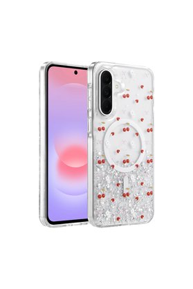 Evimdeyokyok Onegif Samsung Galaxy A56 Misk Simli Magsafe Kapak - Desen 5