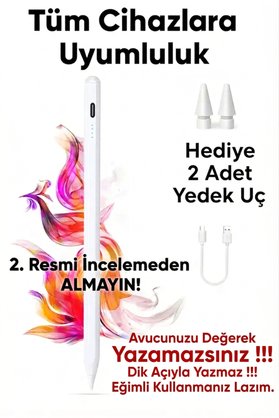 Fibaks Dokunmatik Kalem Tüm Cihazlar Tablet Telefon Çizim Yazı Active Stylus Pen