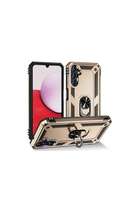 Ethab Ticaret Glb-Stl41414 Samsung Galaxy A04S Kılıf Sofya Yüzüklü Silikon Kapak - Gold