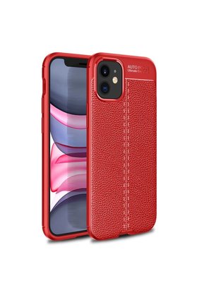 Ethab Ticaret Glb-Stl41414 İphone 12 Mini Kılıf Auto Focus Kapak - Kırmızı