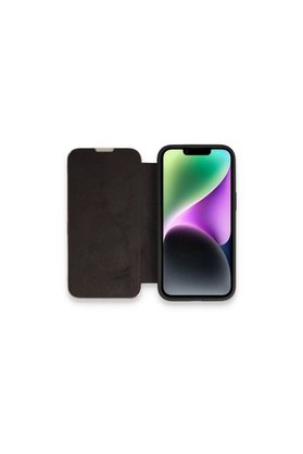 Ethab Ticaret Glb-Stl41414 İphone 14 Pro Kılıf Dolpin Kapaklı - Siyah